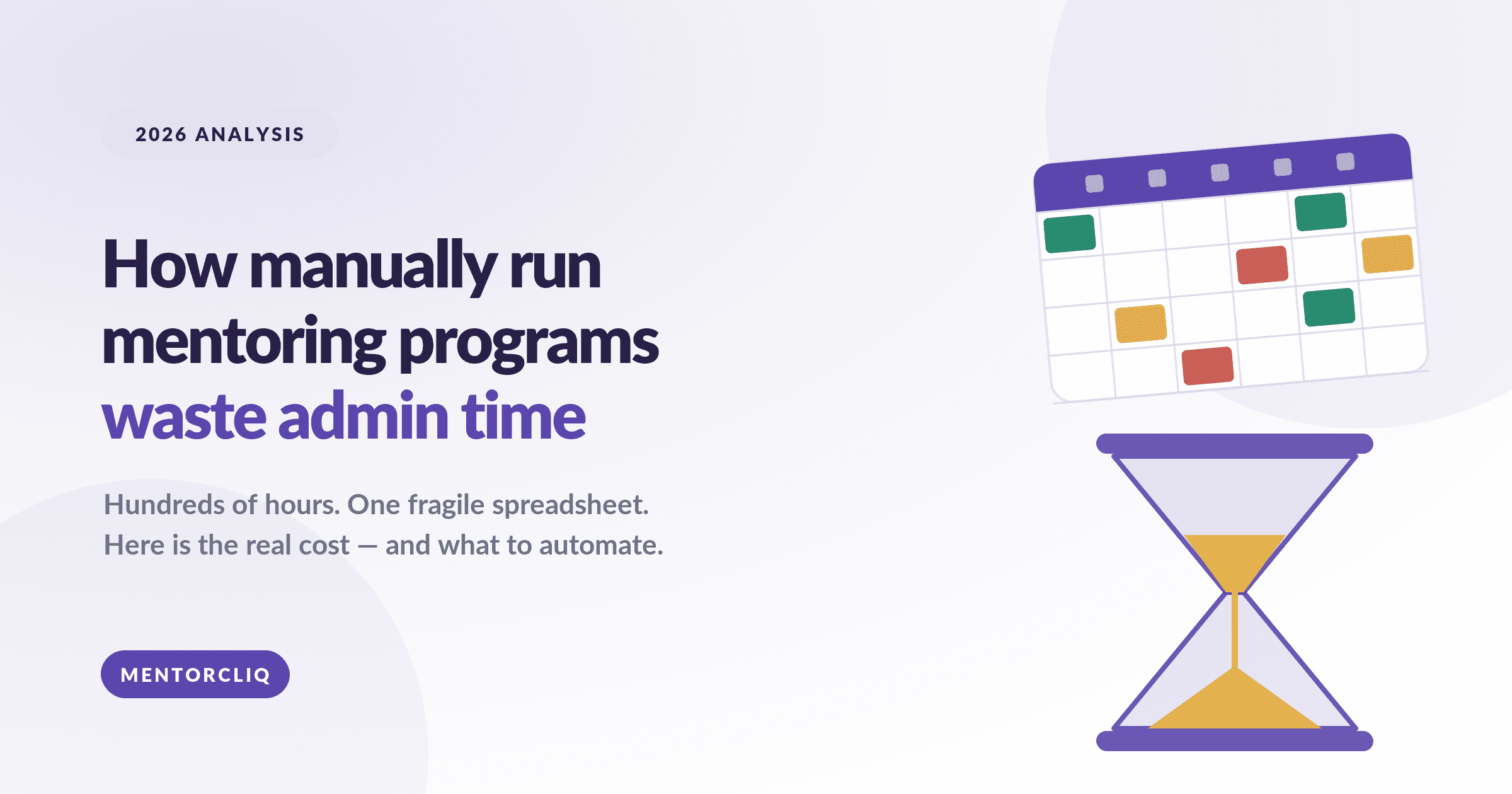 Featured image for how manually-run mentoring programs waste admin time