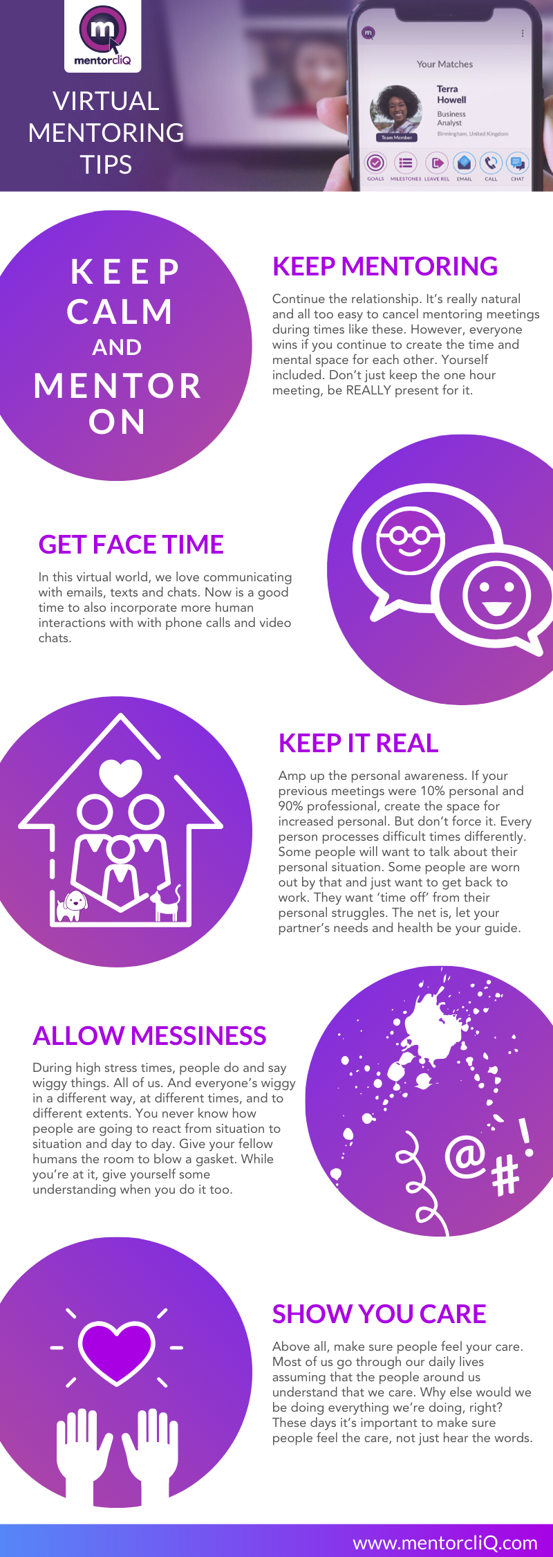 Virtual Mentoring Tips For Participants INFOGRAPHIC MentorcliQ